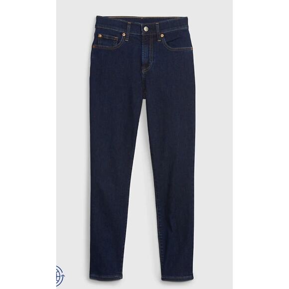 GAP NWT Mid Rise True Skinny Jeans with Dark Wash Washwell // 31 Long - Picture 3 of 9
